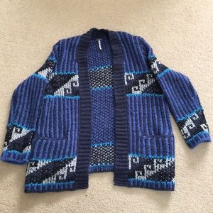 Free People knit cardigan